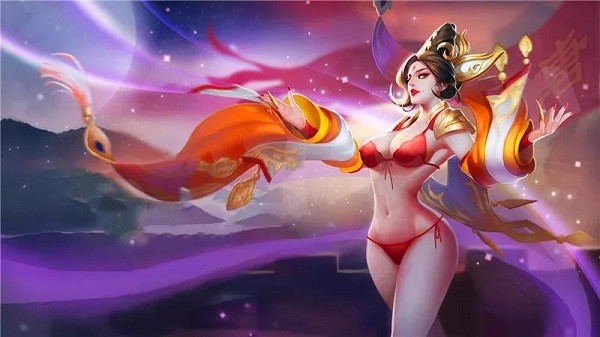 王者荣耀女英雄清凉图